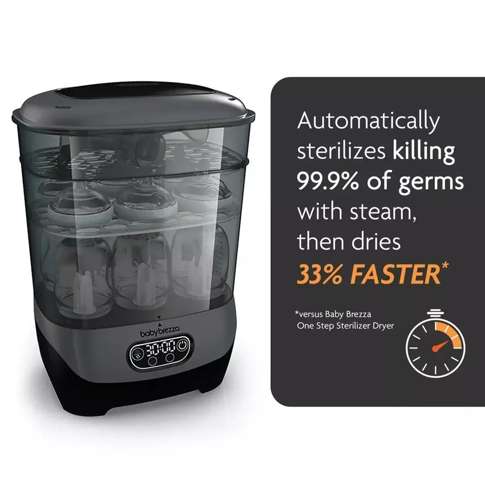 Baby Brezza Sterilizer Dryer Advanced - Charcoal Gray